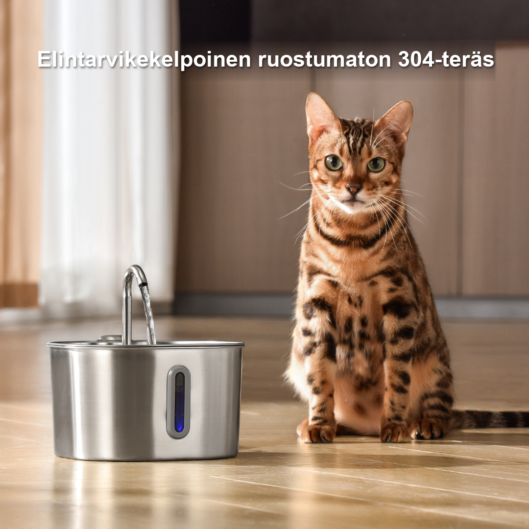 2,2 litran juoma-automaatti - elintarvikekelpoisesta 304-teräksestä valmistettu juomalähde